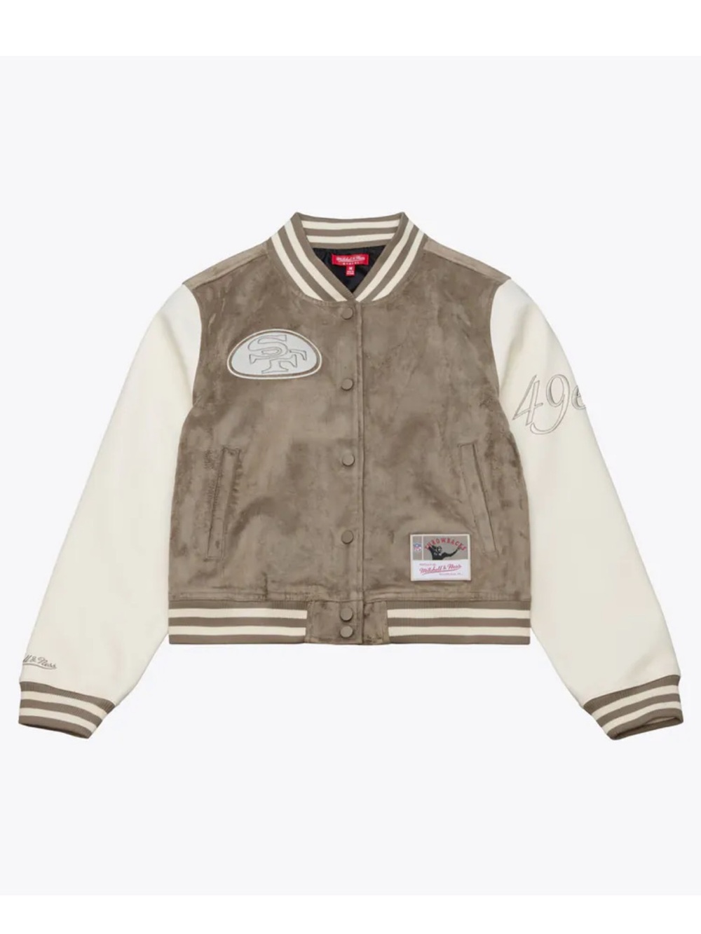 Mitchell & Ness women’s San Francisco 49ers varsity jacket